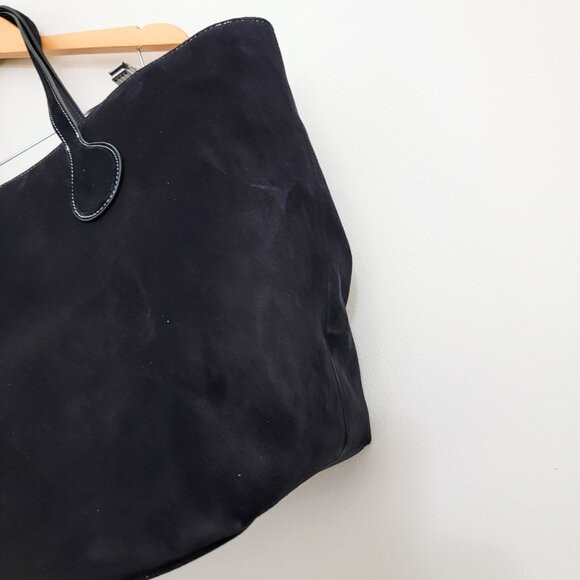 Little Liffner Mega Sprout Tote in Black Suede NWT - Picture 7 of 11